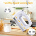 LILPARTNER Hand Mixer Electric, 400W Food Mixer 5 Speed Handheld Mixer, 5 Stainless Steel Accessories, Storage Box, Kitchen Mixer with Cord for Cream, Cookies, Dishwasher Safe - Kitchen Parts America