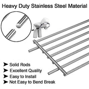 AOREWTGGH 7513 Grill Warming Rack for Weber Spirit 700, Genesis Silver B&C, 7513/88719 304 Stainless Steel Warming Rack Replacement for Weber Genesis 1000-5500, Gold B & C, 24.9 x 4.7 x 4 in - Grill Parts America