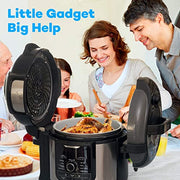 Goldlion Lid Holder Lid Stand Accessories Compatible with Ninja Foodi Pressure Cooker and Air Fryer 6.5 Quart and 8 Quart (Patent Design) - Kitchen Parts America