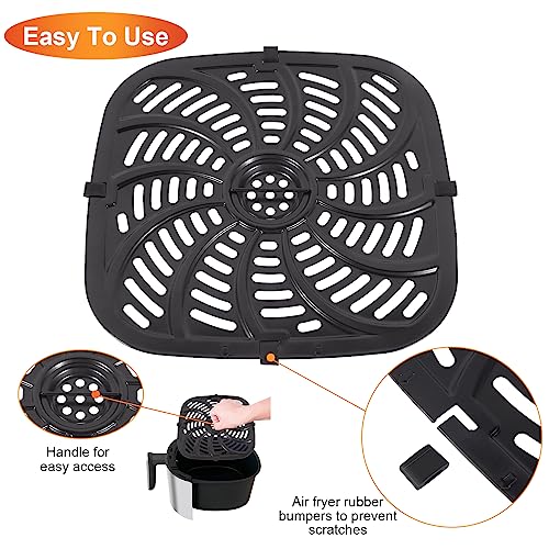 Air Fryer Replacement Grill Pan, Round Heat Resistant Nonstick Air Fryer Rack Tray Basket Grill Plate Crisper Plate, Air Fryer Replacement Parts Accessories,Dishwasher Safe (22CM Air Fryer Replacement Grill Pan, Round Heat Resistant Nonstick Air Fryer Rack Tray Basket Grill Plate Crisper Plate, Air Fryer Replacement Parts Accessories,Dishwasher Safe (22CM