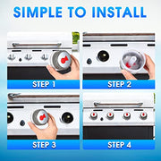 GGTE 91538 Grill Lighted Control Knobs for Weber Summit Grill 2012+ 400/600 Series E-470 670, S-460 470 660 670 Replacement Parts 2-Pack - Grill Parts America