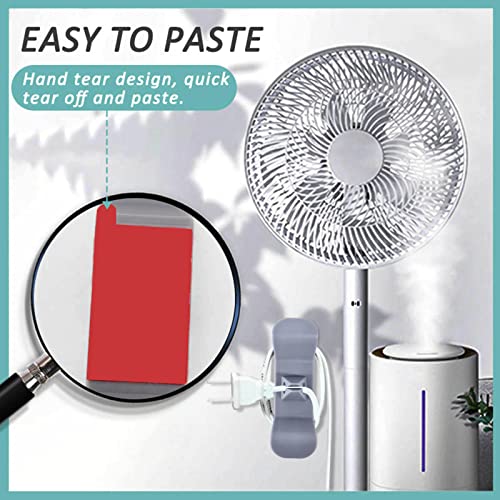 Siaomo Appliance Cord Organizer for Kitchen Appliances Cord Organizer Stick on Adhesive Cord Holder Keeper Tidy Cord Wrapper for Small Home Appliances (Grey+White) - Kitchen Parts America