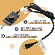 Adjustable Thermostat Controller Probe Cord for Masterbuilt Analog Electric Smokers, Thermostat Control with Power Cord Replacement Parts for Most Electric Smoker and Grills Heating Element - Grill Parts America