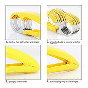 Beille 2pk Quick Banana Fruit Slicer Chopper Stainless Steel Blades - Kitchen Parts America