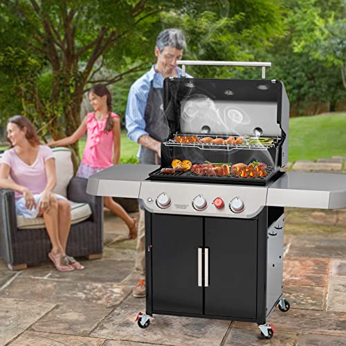 Onlyfire Cast Iron Sear Grate for Weber New Genesis 2022 Gas Grills, BBQ Grilling Grate Replacement for Weber Crafted Frame Kit - Grill Parts America
