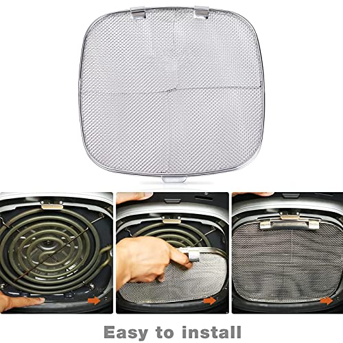 BYKITCHEN Stainless Steel Spatter Shield for Ninja Fg551 Foodi Smart XL  Grill, Ninja XL Grill Accessories, Air Fryer Replacement Parts for Ninja 6  in 1 Smart Xl Indoor Grill - Yahoo Shopping