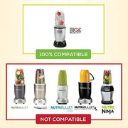 QT 2X Cross Blades compatible with Magic Bullet 250W MB1001 Series With Gaskets Replacement Blender Part - Kitchen Parts America