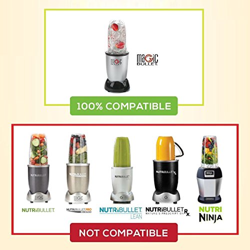 QT 2X Cross Blades compatible with Magic Bullet 250W MB1001 Series With Gaskets Replacement Blender Part - Kitchen Parts America