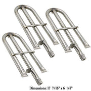 Hisencn Replacement Stainless Steel Parts for Perfect Flame 3019L, Perfect Flame 3019LNG Gas Grill Models Stainless Steel Replacement Grill Burner & Heat Plate Repair Kit - Grill Parts America