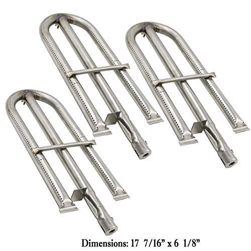 Hisencn Replacement Stainless Steel Parts for Perfect Flame 3019L, Perfect Flame 3019LNG Gas Grill Models Stainless Steel Replacement Grill Burner & Heat Plate Repair Kit - Grill Parts America