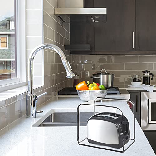 Toaster Cover,Waterproof Toaster Cover 4 Slice Bread Maker Cover,Kitchen Small Appliance Covers,Clear Toaster Dust Cover,Toaster Covers for Most Standard 4 Slice Toasters,Microwave Oven Cover - Kitchen Parts America