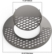 only fire BBQ Griddle and Grate Combo Kit for Weber 22 inch Kettle Charcoal Grills - Grill Parts America