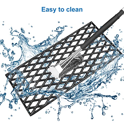 Uniflasy Cast Iron Cooking Grates for Dyna glo DGH450CRP DGH450CRP-D 4 Burner, DGH485CRP DGH474CRP 5 Burner Cooking Grid Replacement Part Kit - Grill Parts America