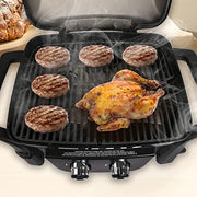 Hisencn Grill Cooking Grates for Nexgrill 820-0072 Fortress 2-Burner Table Top Portable Propane Gas Grill, Cast Iron Grill Grid Replacement Parts Outdoor BBQ Repair Kit (2 Pack) - Grill Parts America