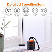 BACOENG Standard 4 Gallon 6.6Amp Ash Vacuum Cleaner with Blow Function for Pellet Stoves, Wood Stoves and BBQ Grills - Grill Parts America