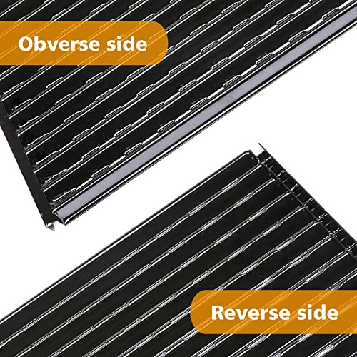 Hisencn 17" Infrared Grill Grates Replacement for Charbroil Performance Tru-Infrared 2 Burner Gas Grill 463633316 463672016 463672216 463672416, Stamped Porcelain Steel Replacement Emitter Plates - Grill Parts America
