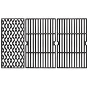 Uniflasy Cast Iron Cooking Grates for Dyna glo DGH450CRP DGH450CRP-D 4 Burner, DGH485CRP DGH474CRP 5 Burner Cooking Grid Replacement Part Kit - Grill Parts America