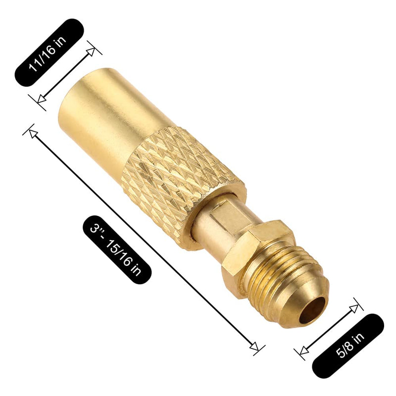 Hicello 3/8" Male Flare Converter Adapter for Coleman Roadtrip LXE Grill, Connect to RV Trailer Camper Propane Extension Hose - Grill Parts America