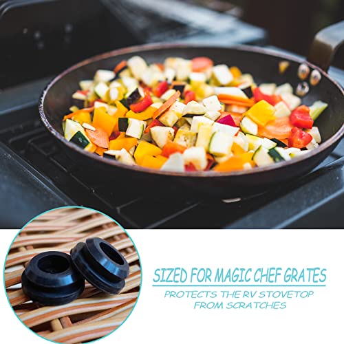 8 Pieces Magic Chef RV Stove Grommet Rubber Stove Grommet - Kitchen Parts America