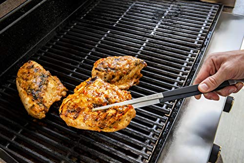 Char-Broil 8586712R06 Culinary Tweezer Tongs, Silver - Grill Parts America