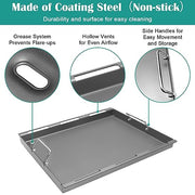 Full-Size Griddle Inserts for Weber Spirit 200 Series, Flat Top Grill Griddle for Weber Spirit l & II E-210/220 S-210/220 Gas Grill Replace for Weber 7637 - Grill Parts America