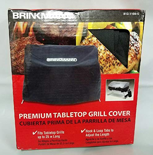 Brinkmann 812-1100-S Table Top Grill Cover, fits Grills up to 20" long, Black - Grill Parts America