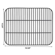 Hisencn Grill Grates Replacement for Dyna-Glo 3-Burner Open Cart Propane DGC310CNP-D, DGC310RNP-D, DGC310BNP-D, 19 3/5 inch Porcelain Coating Steel Cooking Grid - Grill Parts America