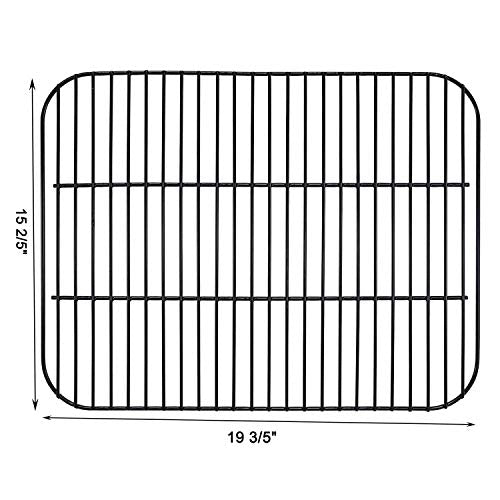 Hisencn Grill Grates Replacement for Dyna-Glo 3-Burner Open Cart Propane DGC310CNP-D, DGC310RNP-D, DGC310BNP-D, 19 3/5 inch Porcelain Coating Steel Cooking Grid - Grill Parts America