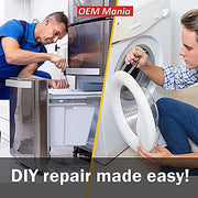 [DA61-06796A Clip OEM Mania] DA61-06796A NEW OEM Produced for SAMSUNG Refrigerator Drain Clip Evaporator Replacement Part - Replaces AP5579885 2683162 PS4145120 - Grill Parts America