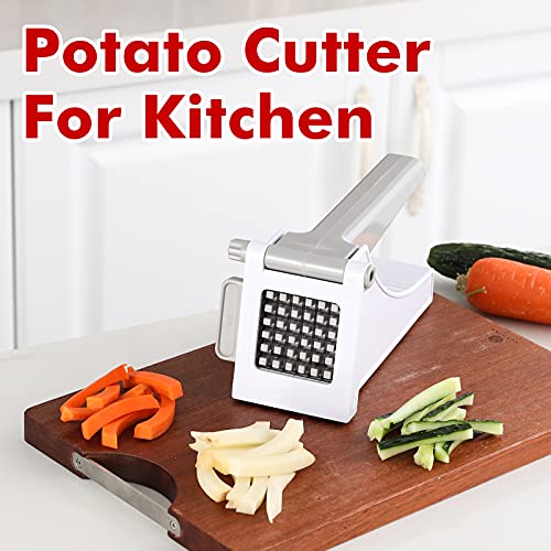 French Fry Cutter, Geedel Professional Potato Slicer Cutter for French  Fries Vegetable Chopper for Veggies, Onions, Carrots, Cucumbers and more