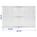 Uniflasy Grill Cooking Grate for Nexgrill 4-5 Burner Grills 720-0830H 720-0783E 720-0697 720-0773 720-0888 720-0783C Grill Parts Master Forge 1010037, 17 1/4 Inch - Grill Parts America