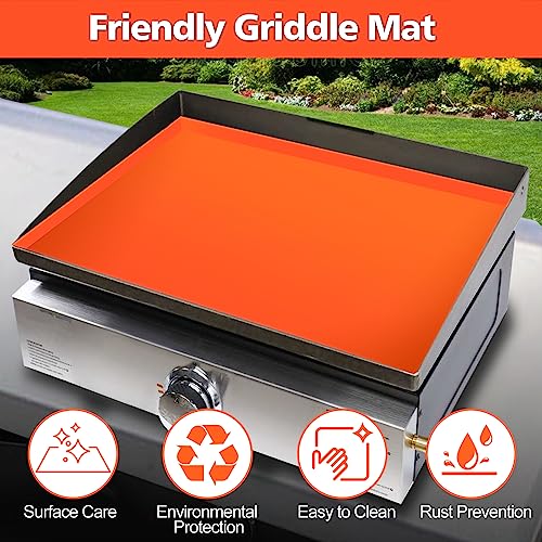 MOFEEZ Silicone Griddle Mat for Blackstone 17 Inch Griddle, Heavy Duty Food Grade Silicone Mat, Protect Griddle from Rodents, Insects, Debris, and Rust, All Season Cooking Protective Cover - Grill Parts America