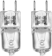 Light Bulb for GE Microwave Oven - Halogen Light Bulb Fits for GE Samsung Kenmore Elite Maytag Over the Stove Range Microwave, Night Light/Stove Light Bulb for GE microwave, Replaces WB25X10019, 2Pack - Grill Parts America