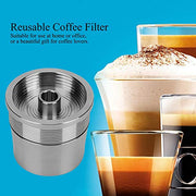 Refillable Coffee Capsule Filter, Stainless Steel Reusable Coffee Capsule Coffee Maker Parts Fit for illy Coffee Machine - Kitchen Parts America
