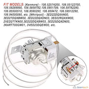 Lifetime 2198202 Refrigerator Cold Control Thermostat by Seentech Easy to Install - Exact Fit for Whirlpool,Kenmore Refrigerator - Replaces Part Numbers: WP2198202 2161284 2198201 PS11739232 AP6006166 - Grill Parts America