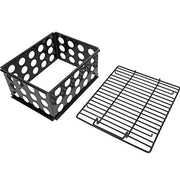 MixRBBQ Charcoal Grate & Charcoal Chamber Set for Dyna-Glo DGO1176BDC-D DGO1890BDC-D Vertical Offset Charcoal Smoker, Porcelain-Enameled Steel Charcoal Briquettes Basket Grill Accessory - Grill Parts America