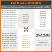 Replacement 9007080006 Meat Probe Part for Masterbuilt Electric Smoker, Temperature Probe Compatible with Masterbuilt Digital Smokers Series - Grill Parts America