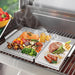 Onlyfire BBQ Grill Tray, Stainless Steel Grill Topper Grill Pan with Holes and Handle for Grilling Veggies, Meat & Seafood, Outdoor Flat Top Grilling Basket for Any Grills - Grill Parts America