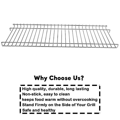 Uniflasy 25 3/5 Inch Grill Warming Rack for Nexgrill 720-0380H, Grill Upper Rack Grates for Nexgrill 4 Burner Grill Replacement Parts, Used on Upper Cooking Grate to Keep Warming for Food - Grill Parts America
