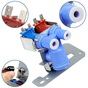 AMI PARTS WR57X33326 WR57X10032 Refrigerator Water Inlet Valve WR57X33326 Dual Solenoid Valve Fit for ge Refrigerator replace WR57X10040 ap3192626 WR57X10064 - Grill Parts America