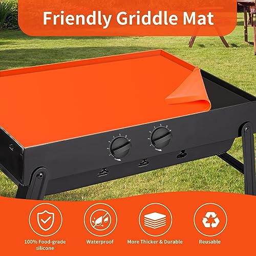 Silicone Griddle Mat for Blackstone 36 Inch Griddle, Heavy Duty Food Grade Griddle Buddy Mat, Blackstone Cover Mat for Griddle, Outdoor Blackstone Griddle Must-Have Accessories, Protect Your Griddle - Grill Parts America