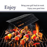 Boloda 17.5" Porcelain Steel Flavorizer Bars Replacement for Weber Genesis Grill Parts 300 Genesis E/EP-310 E330 EP-330 Genesis S-310 (with Front Control Knobs),7620 7621 Heating Plate Parts For Weber - Grill Parts America