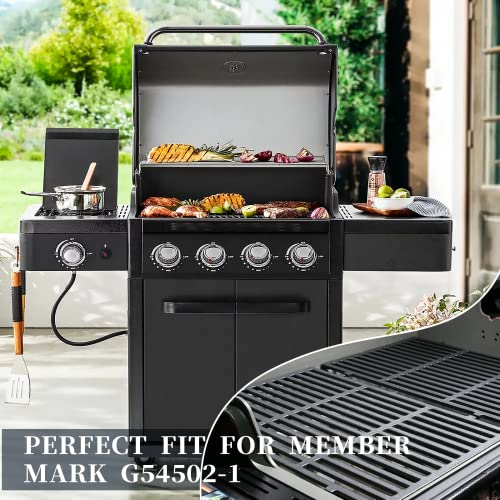 Hisencn 18.75'' Cooking Grates for Members Mark G54502-1 4 Burner Gas Grill, Cast Iron Grates for Charbroil 463211514, 463211513, 463211512, 463211511, 463211711, 463210511 - Grill Parts America