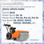 Snow Blower Electric Starter Cord 02483100 Compatible with Ariens Electric Start Cord Part Replacement for Ariens, MTD, Murray, Tecumseh 629-0071, 929-0071, 929-0071A, 929-0071B, 6219MA, 32450B - Grill Parts America