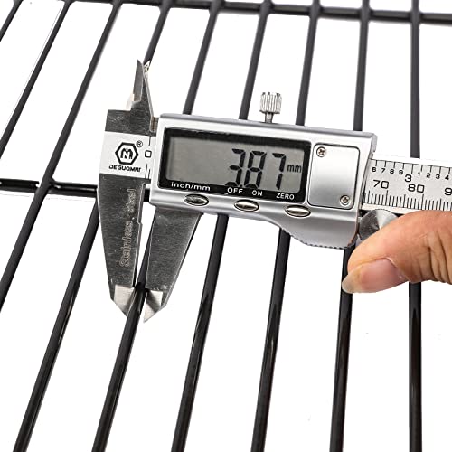 Hisencn Grill Grates Replacement for Dyna-Glo 3-Burner Open Cart Propane DGC310CNP-D, DGC310RNP-D, DGC310BNP-D, 19 3/5 inch Porcelain Coating Steel Cooking Grid - Grill Parts America