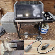 SafBbcue Igniter Kit 7509 for Weber Spirit Genesis (pre-2002) Grills,Platinum I and II Genesis 1000 to 5500 Genesis Silver and Gold (pre-2002) Grills,Replace Weber #7509 Igniter Part - Grill Parts America