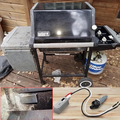 SafBbcue Igniter Kit 7509 for Weber Spirit Genesis (pre-2002) Grills,Platinum I and II Genesis 1000 to 5500 Genesis Silver and Gold (pre-2002) Grills,Replace Weber #7509 Igniter Part - Grill Parts America