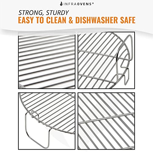 3 inch Stainless Steel Grill Rack - Kitchen Parts America