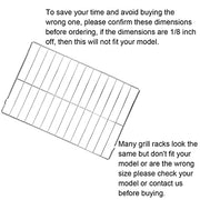 316496201 Replacement Oven Rack for GE Range Oven Stove Wire Rack 316404501, 316496202 , 24.2" x 16" - Kitchen Parts America