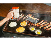 Blackstone 1543 Griddle Breakfast Kit 4 Piece Set Include Batter Dispenser, Bacon Press, Two Egg/Pancake Rings with Handle-Best Indoor-Outdoor Cooking Accessory, Multiple - Grill Parts America